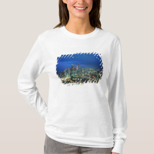 Singapur Skyline bei Nacht, Singapur T-Shirt
