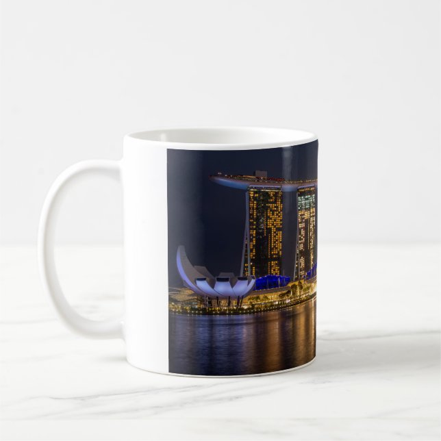 Singapur Skyline Coffee Tasse (Links)