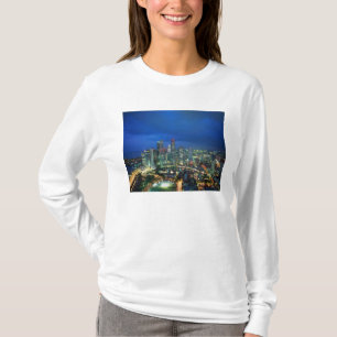 Singapur Skyline nachts, Singapur T-Shirt