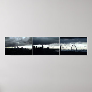 Singapur Skyline No2 Poster