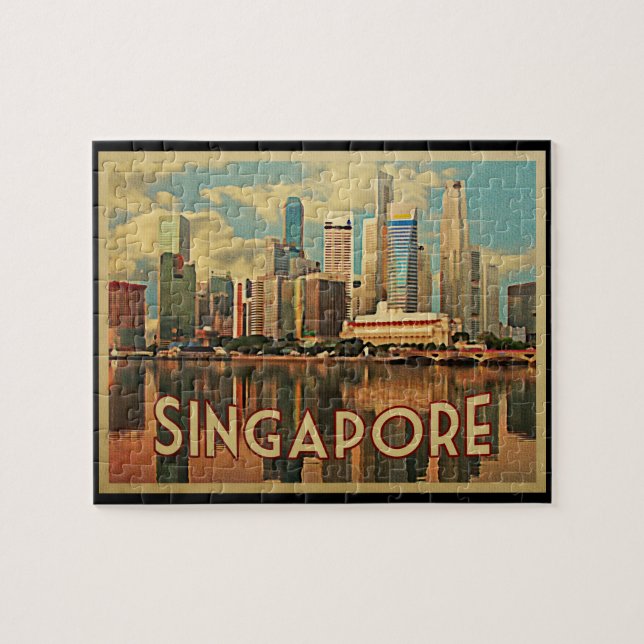 Singapur Skyline Puzzle (Horizontal)
