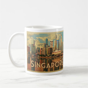 Singapur-Skyline Tasse