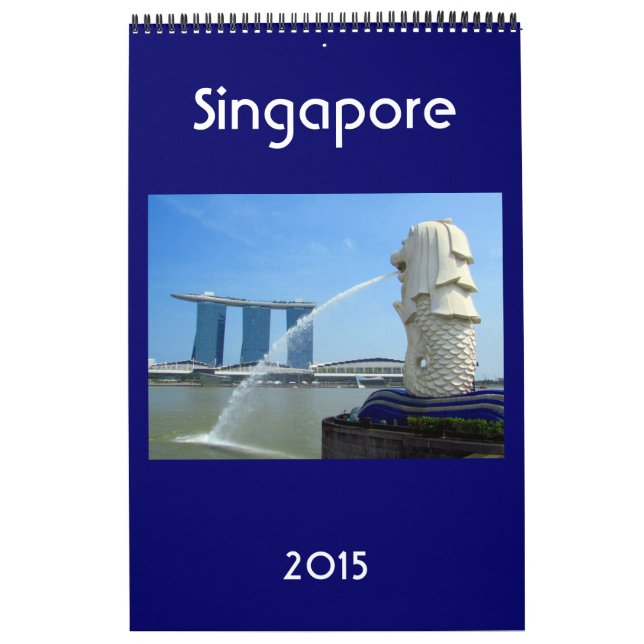 Singapur-Stadt 2015 Kalender (Titelbild)