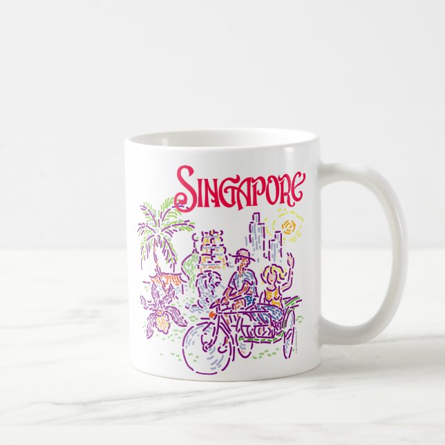 SINGAPUR-Tasse Kaffeetasse (Rechts)