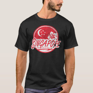 Singapur - Vintage Reise (abgenutzt) T-Shirt