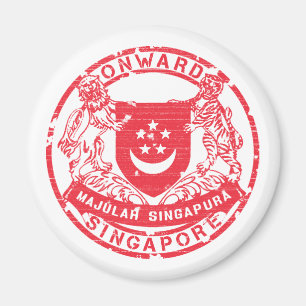 Singapur-Wappen Magnet