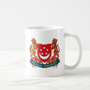 Singapur-Wappen Tasse