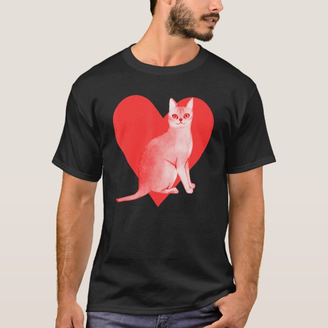 Singapura-Katze T-Shirt (Vorderseite)