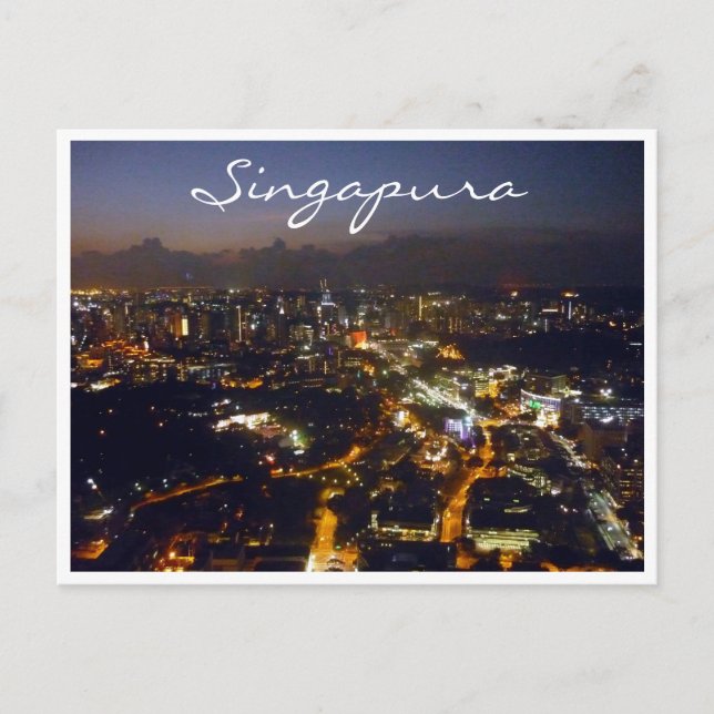 Singapura Postkarte (Vorderseite)