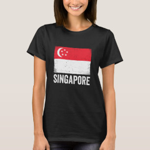 Singapurische Flagge Singapur T-Shirt