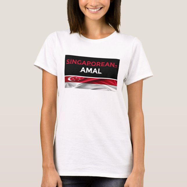 singapurische Frauen T-Shirt (Vorderseite)