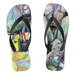 Singapurs sonnige Aromen Flip Flops