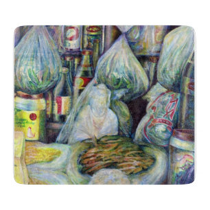 Singapurs sonnige Aromen Schneidebrett