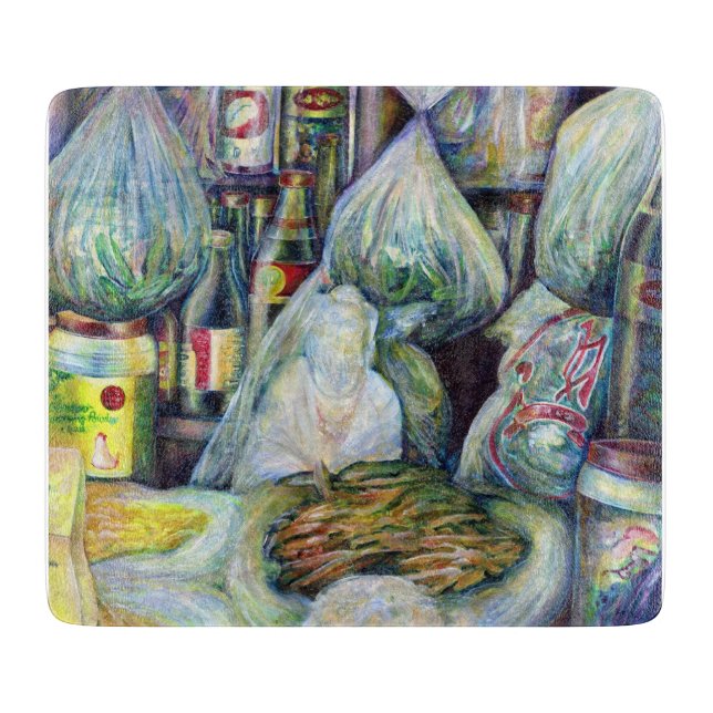 Singapurs sonnige Aromen Schneidebrett (Vorderseite)