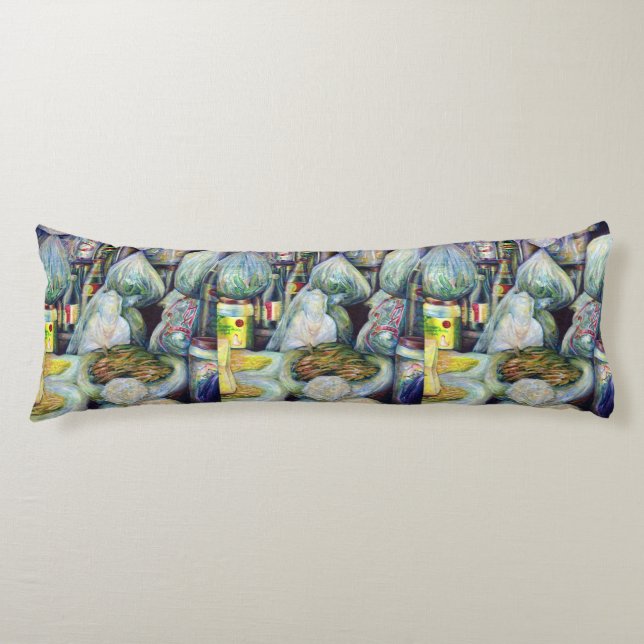 Singapurs sonnige Aromen Seitenschläferkissen (Vorderseite)