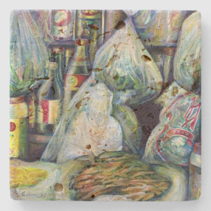 Singapurs sonnige Aromen Steinuntersetzer