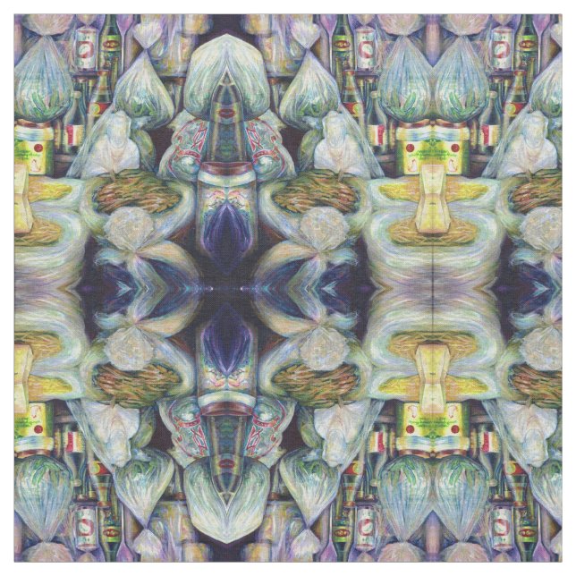 Singapurs sonnige Aromen Stoff (Muster)