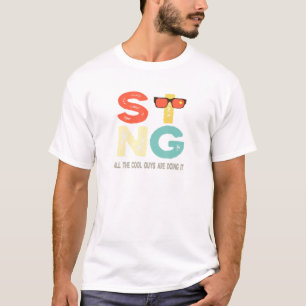 Singen alle Coolen Typ tun es Vocal Sänger T-Shirt