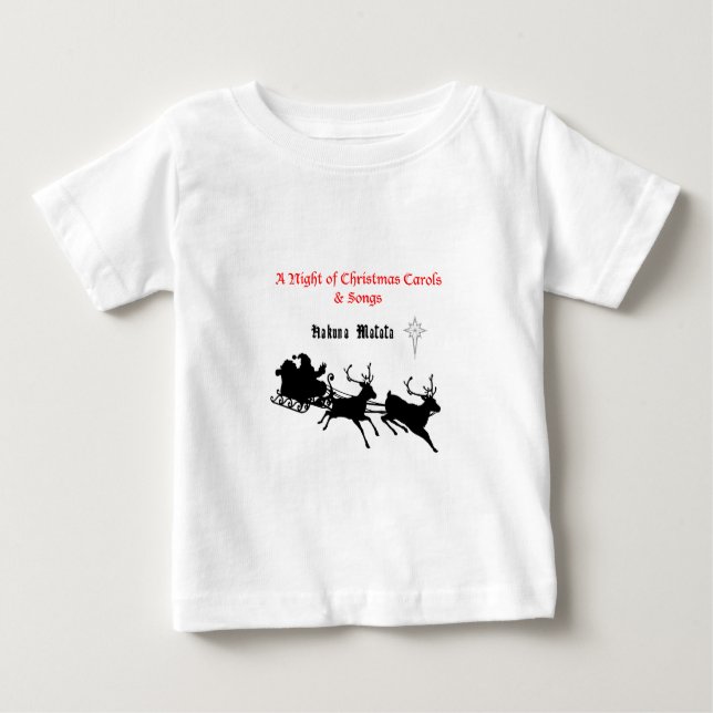 Singen am Weihnachtsfest - Carols & Festive Joy Baby T-shirt (Vorderseite)
