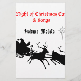 Singen am Weihnachtsfest - Carols & Festive Joy Briefpapier