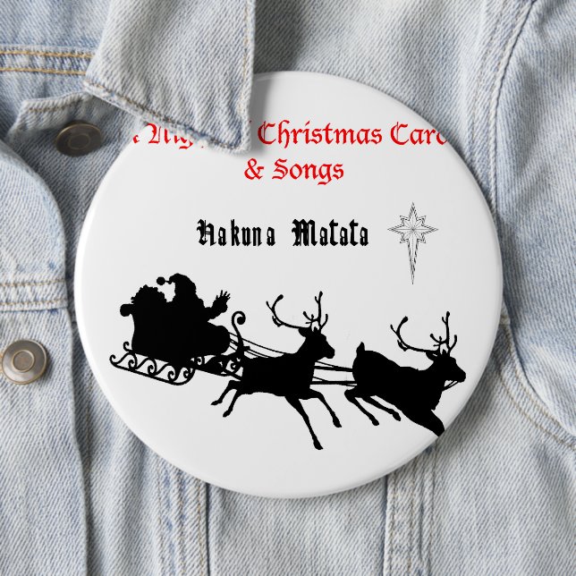Singen am Weihnachtsfest - Carols & Festive Joy Button (Beispiel)
