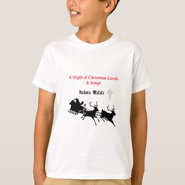 Singen am Weihnachtsfest - Carols & Festive Joy T-Shirt (Vorderseite)