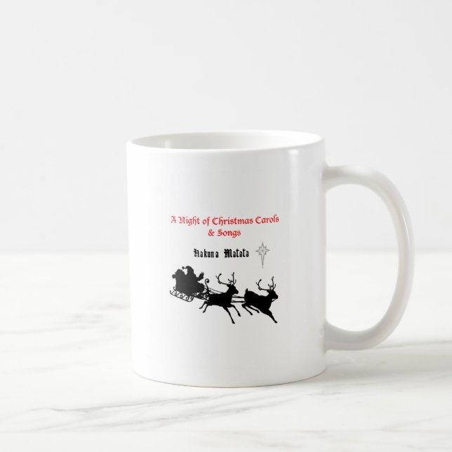 Singen am Weihnachtsfest - Carols & Festive Joy Tasse (Rechts)