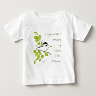 Singen eines neuen Liedes zum Herrn, zur Schrift & Baby T-shirt