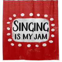 Singen ist mein Jam-Duschvorhang