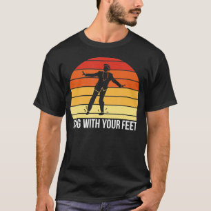 Singen mit Ihrer Fülle Vintag Retro Stich Tanz T-Shirt