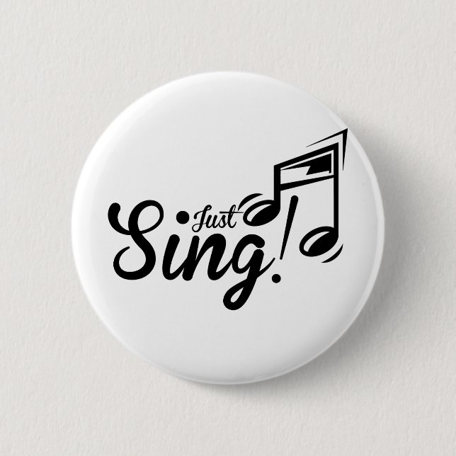 Singen Sie einfach Button (Vorderseite)