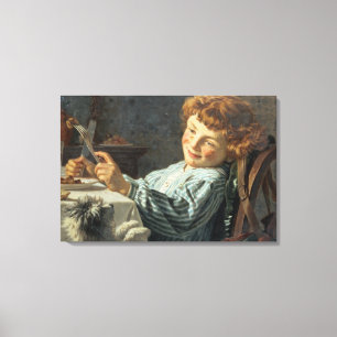 Singen Sie für Ihr Abendessen Leinwanddruck