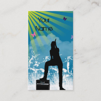 SINGEN Sie ihm LAUTE Visitenkarte