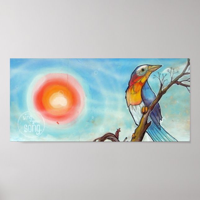 Singen Sie Ihr Lied Poster (Vorne)