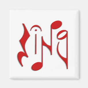 singen Sie Magnet