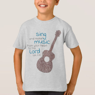 "Singen und Musik machen.." Gitarre  T-Shirt