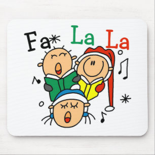 Singen Weihnachtslieder Tshirts und Geschenke Mousepad