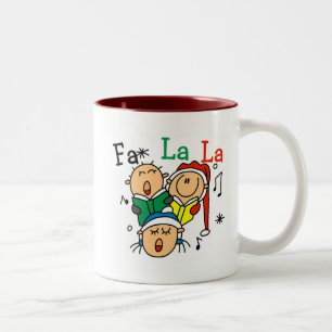 Singen Weihnachtslieder Tshirts und Geschenke Zweifarbige Tasse