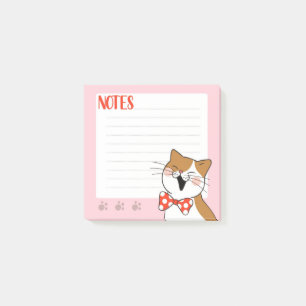 Singende Katzen-Post-It-Notizen Post-it Klebezettel