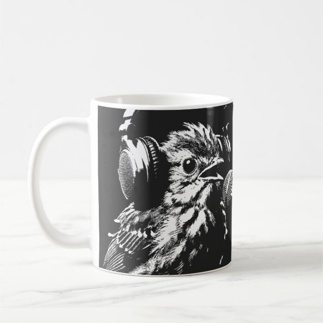 Singender Vogel Kaffeetasse (Links)