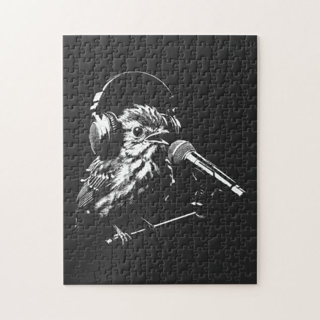 Singender Vogel Puzzle (Vertikal)