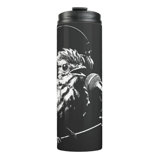 Singender Vogel Thermosbecher (Vorderseite)