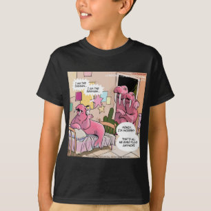 Singender Walross Besorgte Eltern Lustig T-Shirt