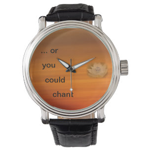 SingenErinnerungs-Uhr - SGI-Buddhist Armbanduhr