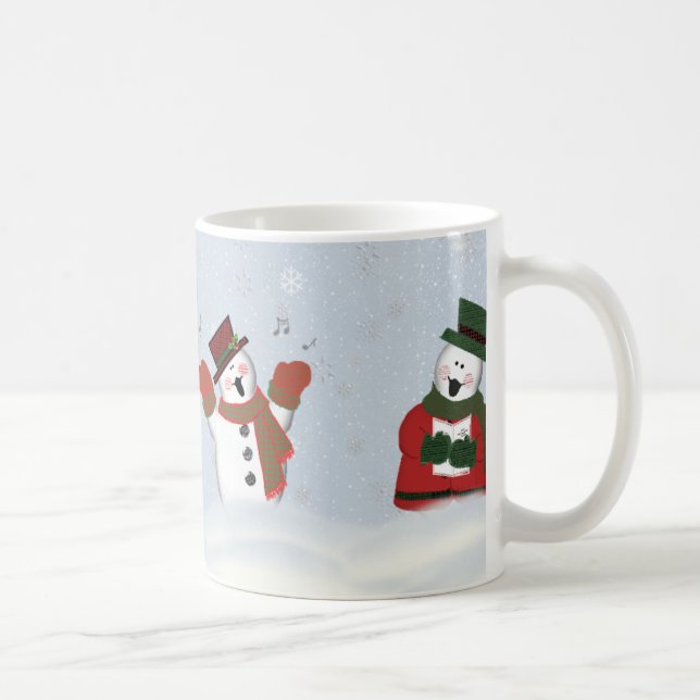 SingenSnowmen Klassiker 11 Unze-Kaffee-Tasse Kaffeetasse (Rechts)