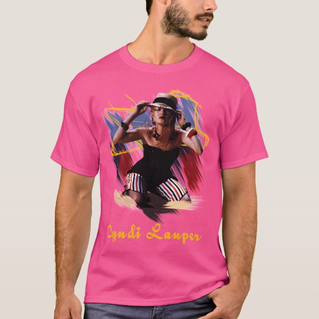 Singer cyndi Lauper T-Shirt (Vorderseite)