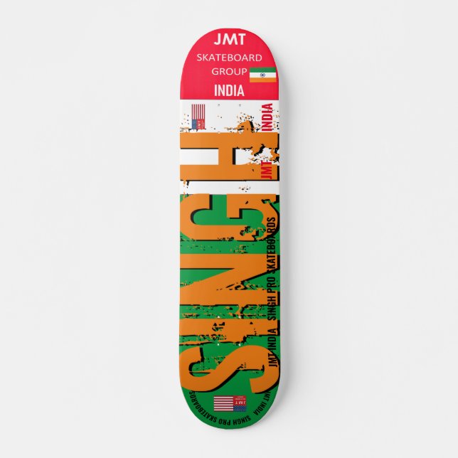 SINGH JMT INDIA 7 3/4" Skateboard Deck (Vorne)