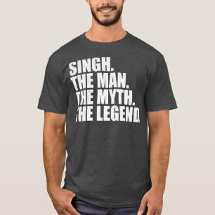 Singh Singh Familienname Singh Nachname Singh Surn T-Shirt