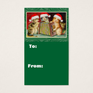 Singin Cats Weihnachtsgeschenke Tags