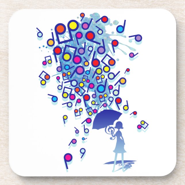 Singin' im Regen Getränkeuntersetzer (Vorderseite)